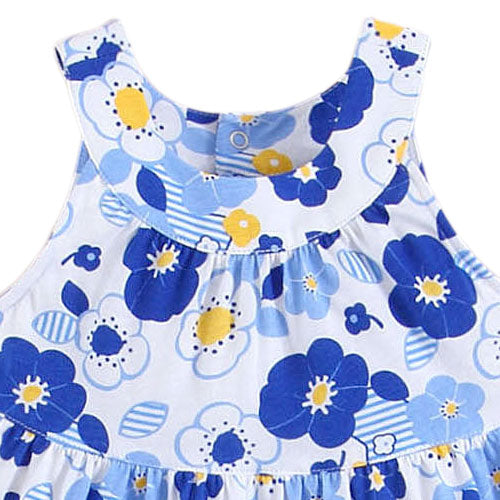 Baby Girl Floral Print Sleeveless Dress