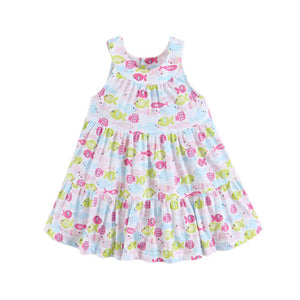 Baby Girl/Toddler Girl Print Sleeveless Dress