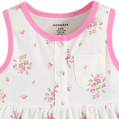 Baby Girl Toddler Girl Floral Sleeveless Dress