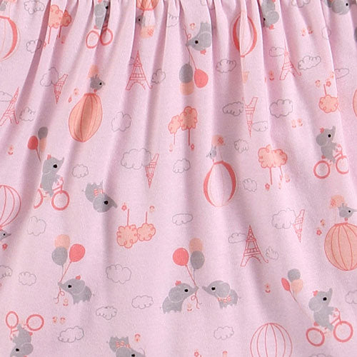 Baby Girl Toddler Girl Little Elephant Print Sleeveless Dress