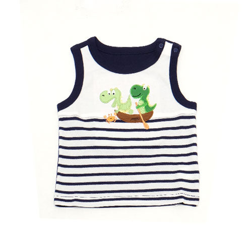 Baby Boy Embroidered Vest