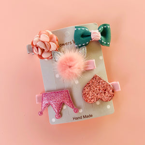 Baby Girls 5 Pieces Hair Clips