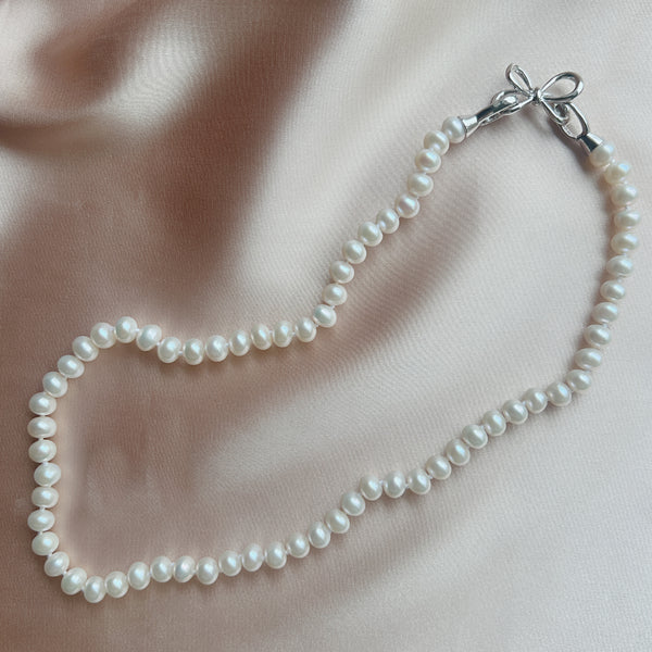 Tasia Pearl Necklaces| Sterling Silver