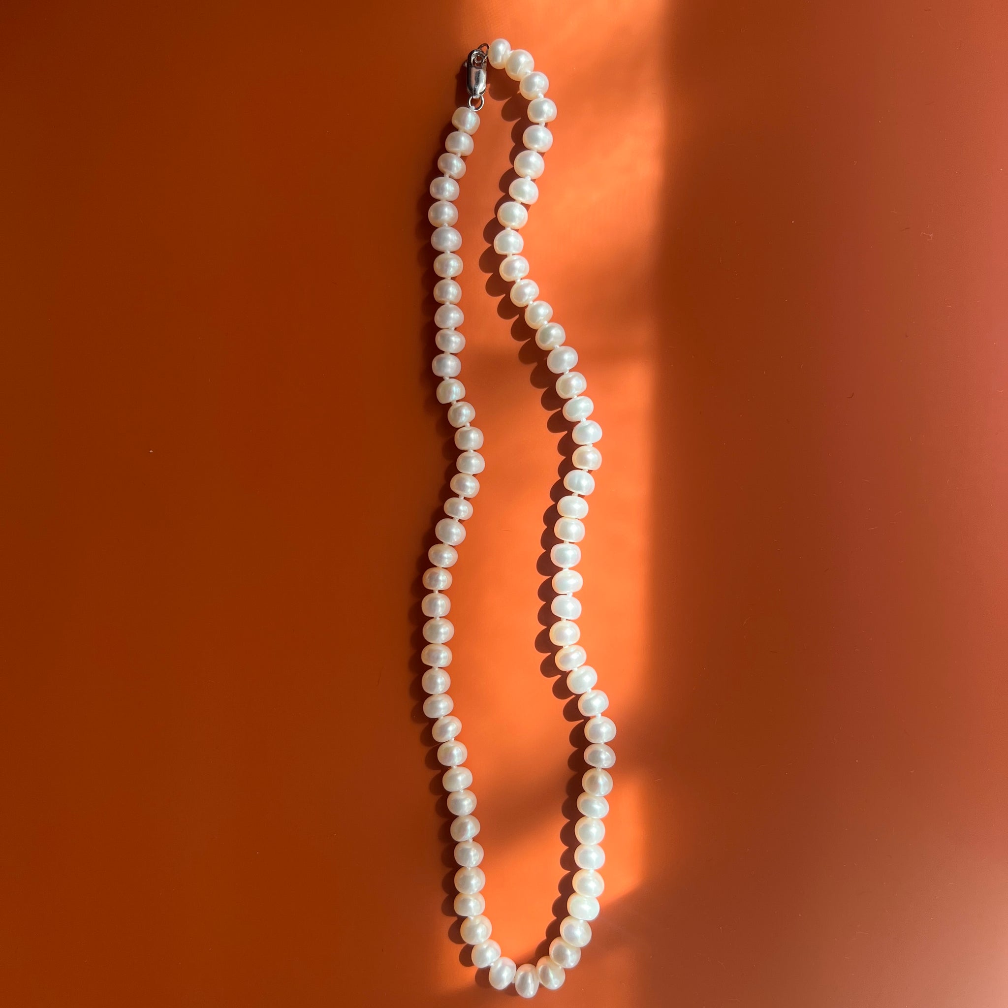 Josephine Pearl Necklaces| Sterling Silver