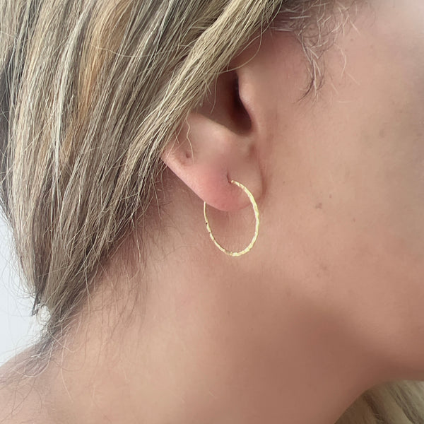Ivy Removable Pearl Drop Hoop Sterling Silver Earrings| 2IN1